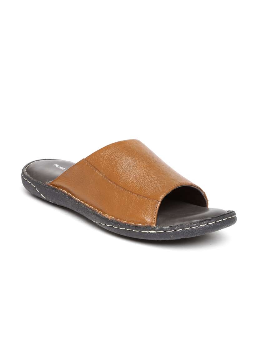 Buy Hush Puppies by Bata Men Brown Leather Sandals Sandals for Men 1124371 Myntra