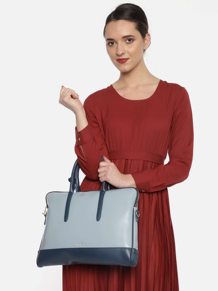 Allen solly laptop bag blue shop