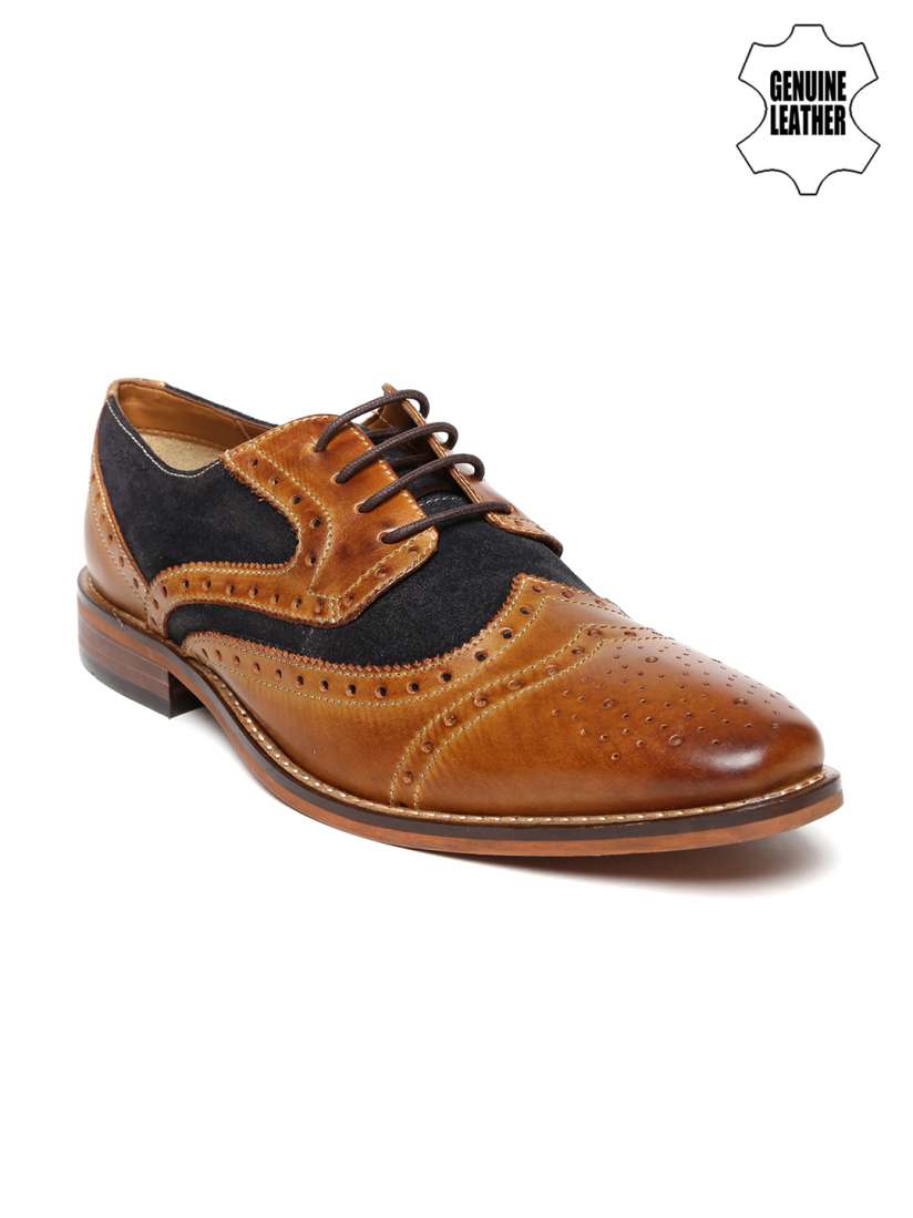 Ruosh tan formal shoes discount