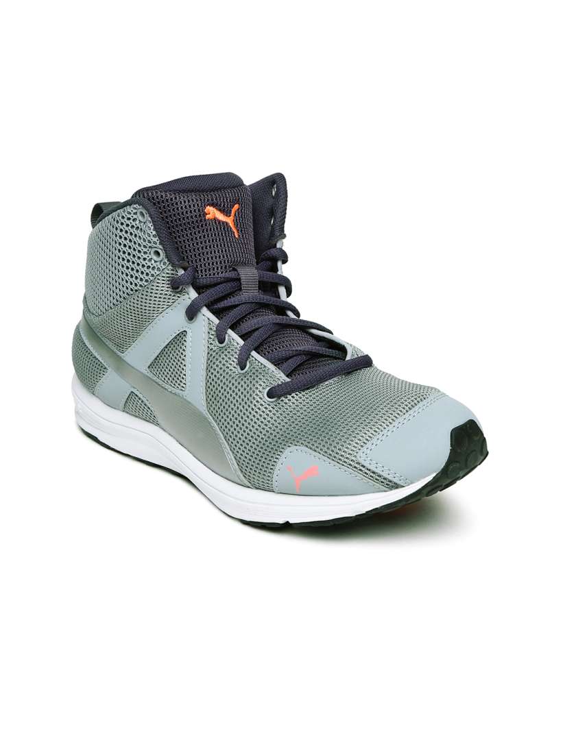 Buy Puma Women Grey Evader Geo Mid Top Casual Shoes Casual Shoes for Women 1124996 Myntra