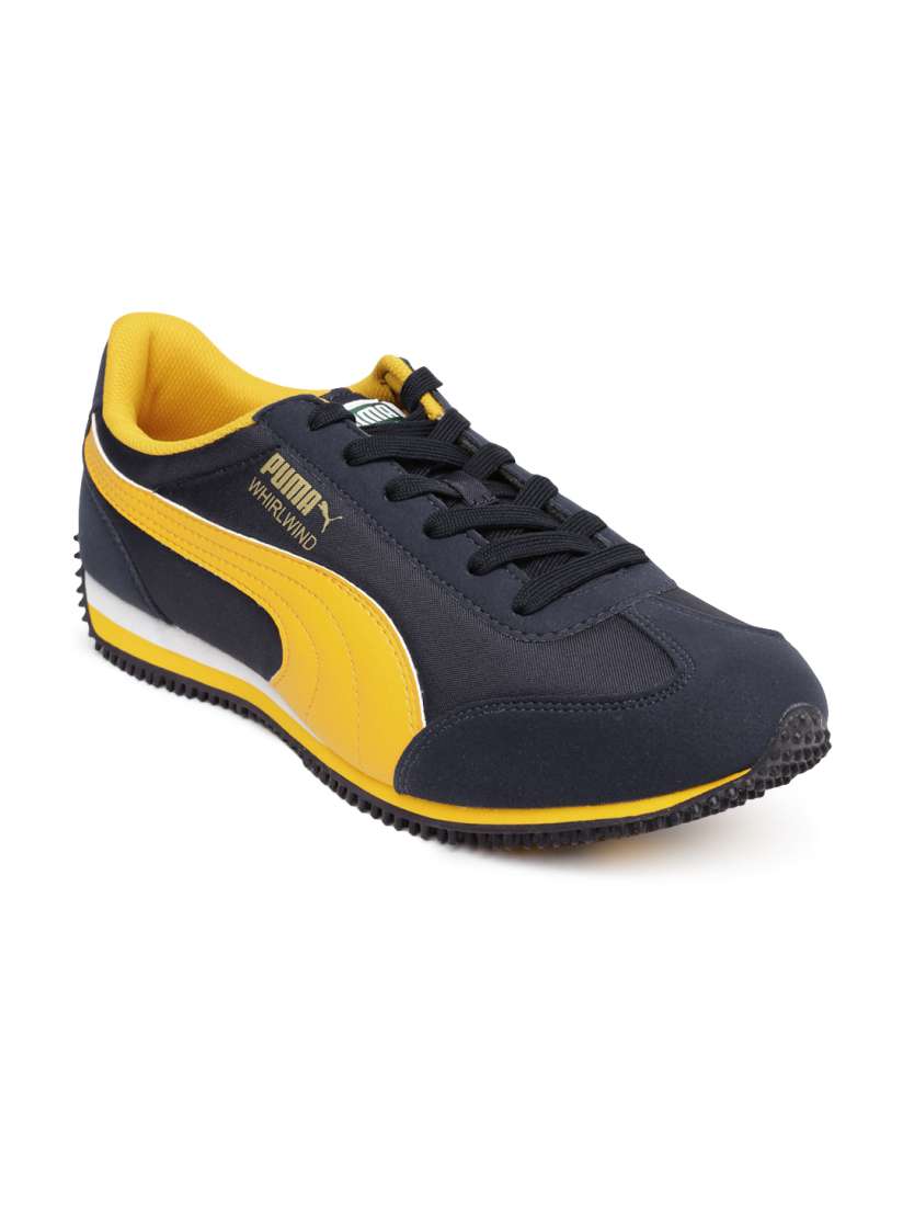 Buy PUMA Men Navy Yellow Nepean DP Sneakers Casual Shoes for Men 1125055 Myntra