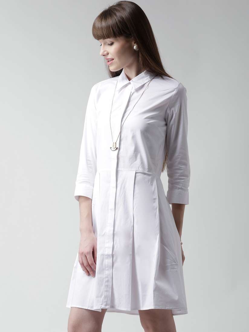 Forever 21 white shirt dress deals