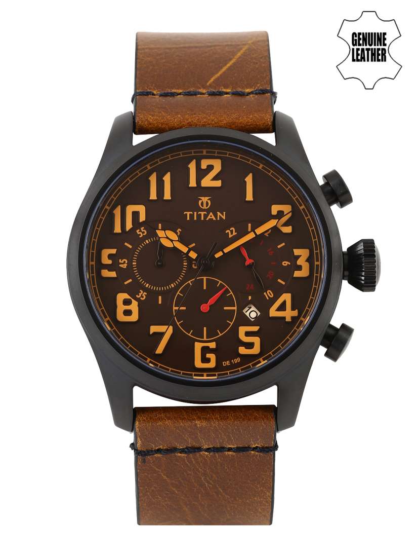 Titan chronograph watches for gents discount