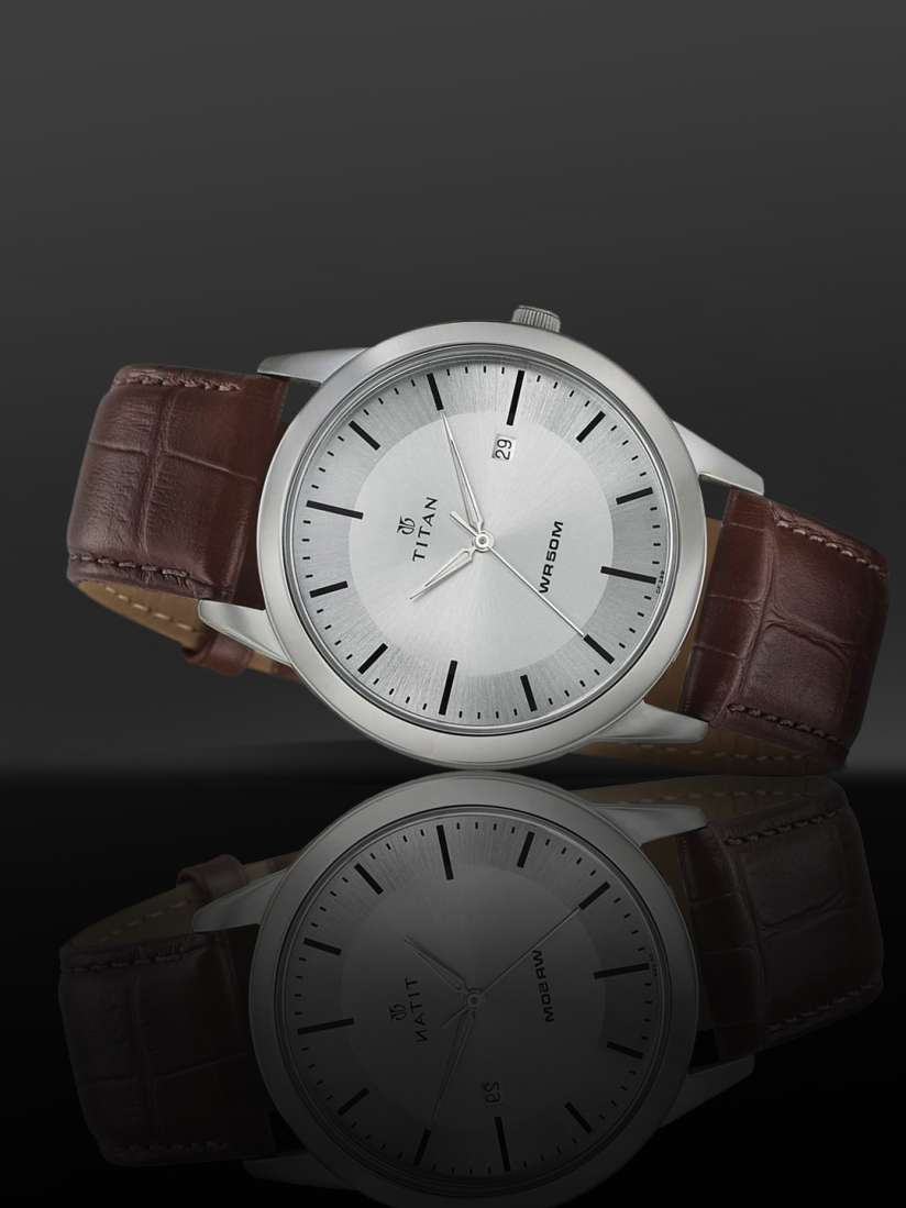 Buy Titan Eco Range Gents Men Steel Analogue Watch NL1584SL03 Watches for Men 1129857 Myntra