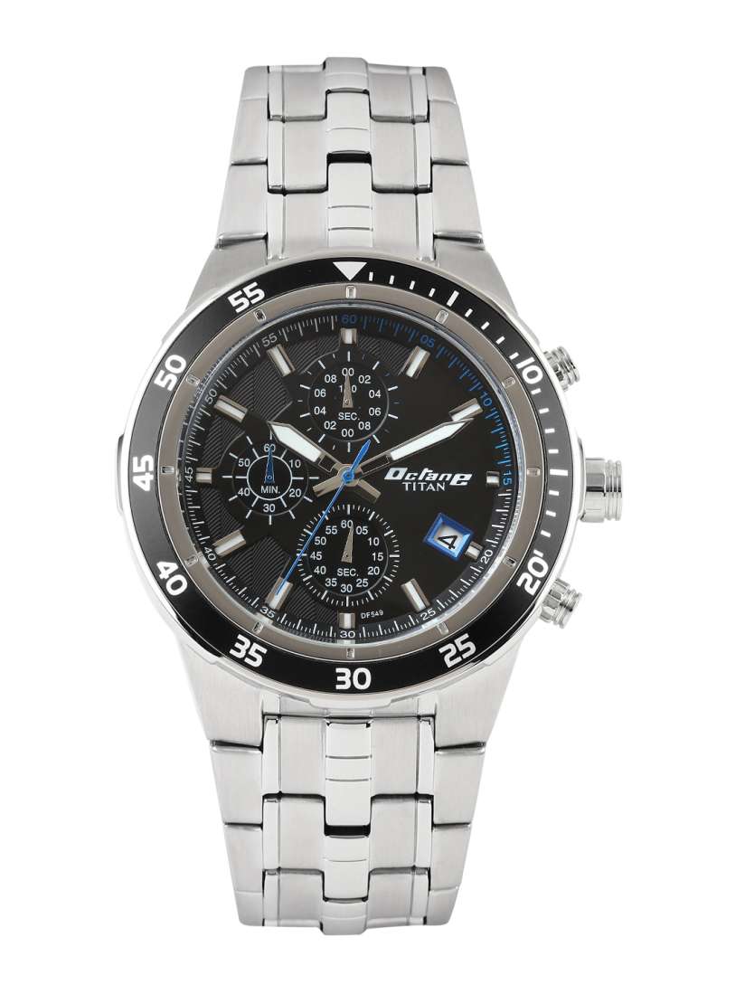 Buy Titan Octane Men Black Dial Chronograph Watch 9466KM09J Watches for Men Myntra