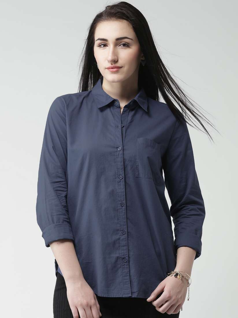 navy blue blouse forever 21