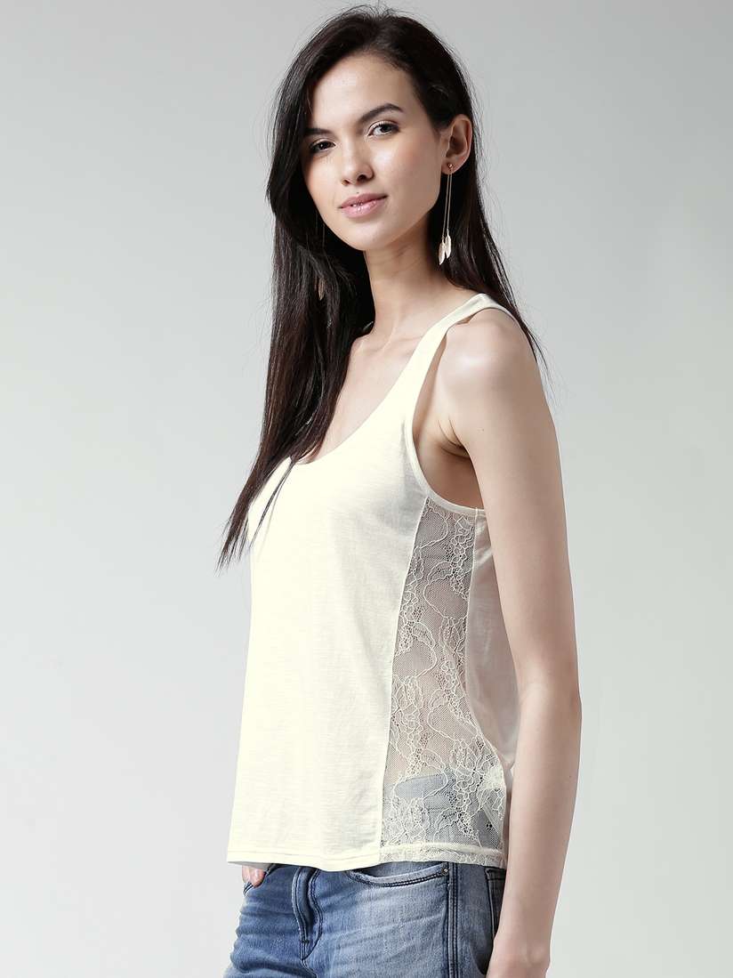 forever 21 lace tank top