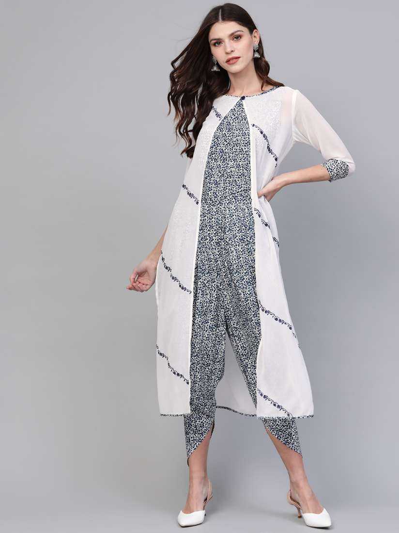 Jumpsuit with shrug myntra clearance