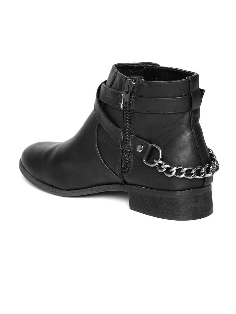 Buy FOREVER 21 Women Black Boots Boots for Women 1130560 Myntra