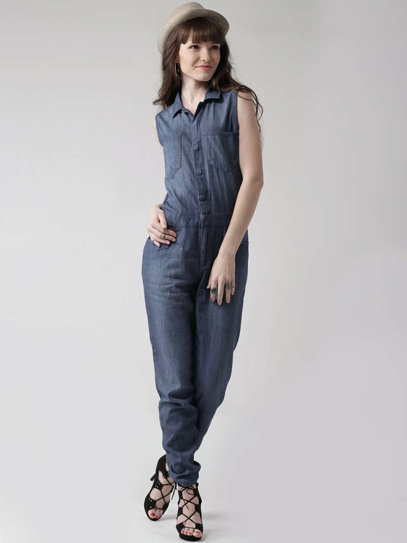 Myntra denim jumpsuit online