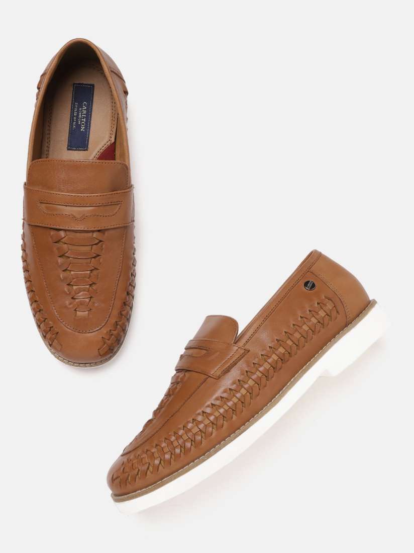Buy Carlton London Men Brown Braided Slip On Sneakers Casual Shoes for Men 11314030 Myntra