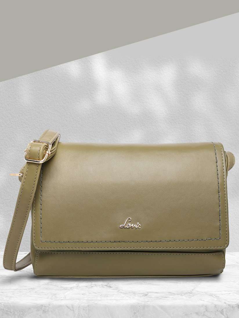 Buy Lavie Women Olive Portia Decorative Horizontal Flap Over Sling Bag Handbags for Women 11317122 Myntra