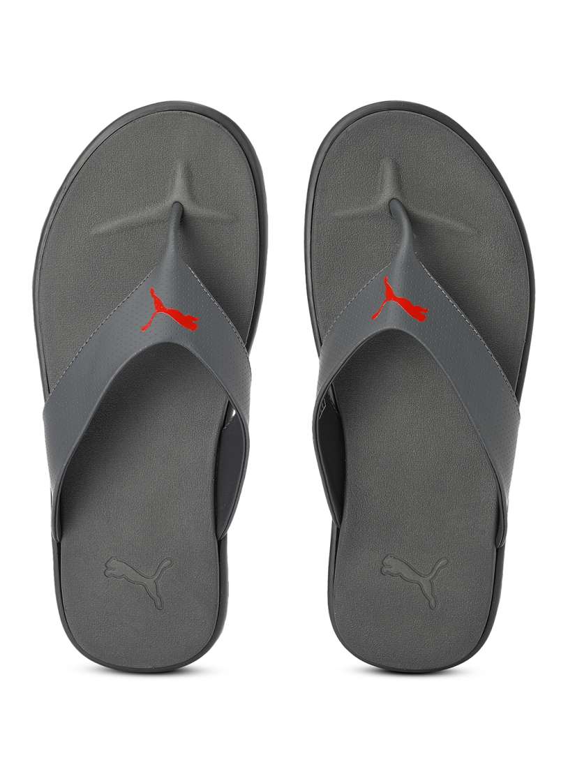 Buy Puma Unisex Grey Solid Thong Flip Flops Flip Flops for Unisex 11334740 Myntra