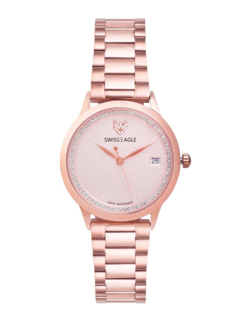 Buy Swiss Eagle Women Rose Gold Analogue Watch SE 9166 22 Watches for Women 11350984 Myntra