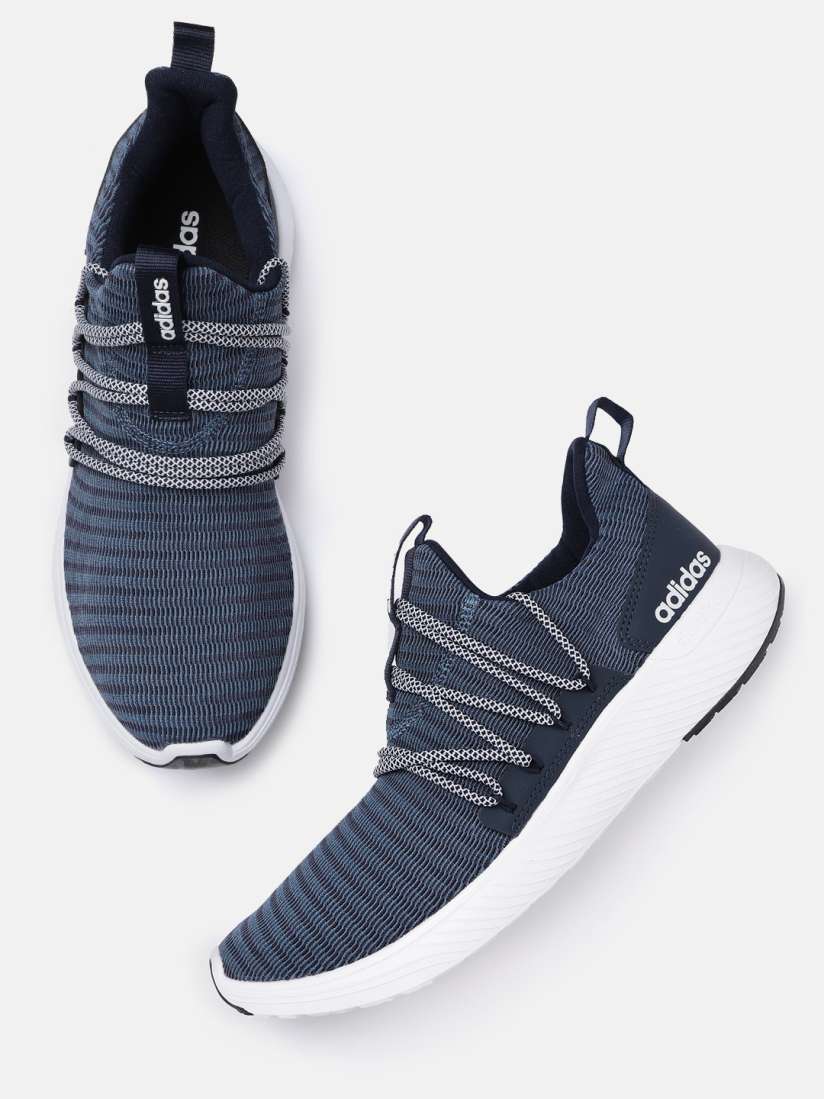 Buy ADIDAS Men Navy Blue Lacelt Striped Running Shoes Sports Shoes for Men 11352184 Myntra