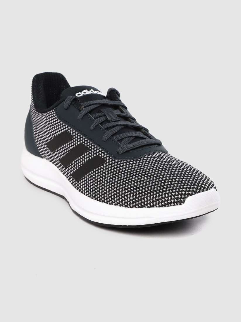 Buy ADIDAS Men White Black Woven Design Rush Running Shoes Sports Shoes for Men 11352218 Myntra