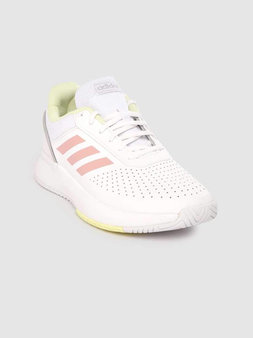 Buy ADIDAS Women White Perforated Courtsmash Tennis Shoes Sports Shoes for Women 11352410 Myntra
