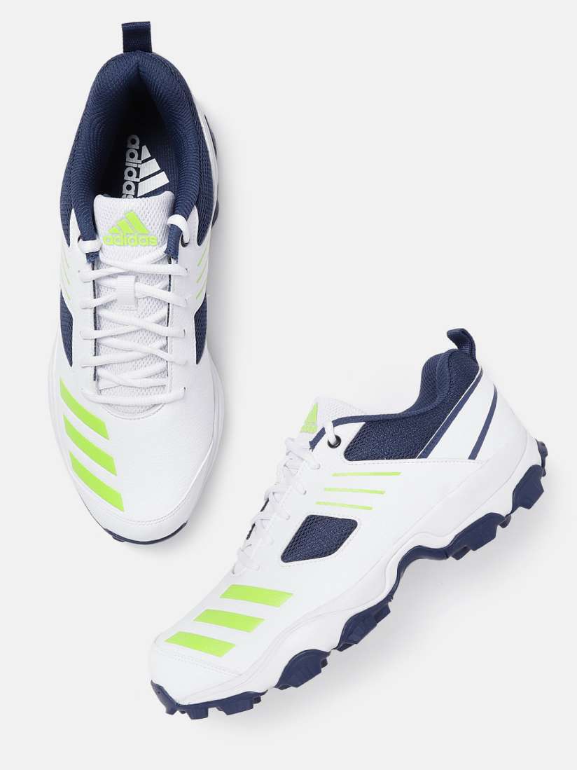 Buy ADIDAS Men White Navy HASE Colourblocked Cricket Shoes Sports Shoes for Men 11352538 Myntra