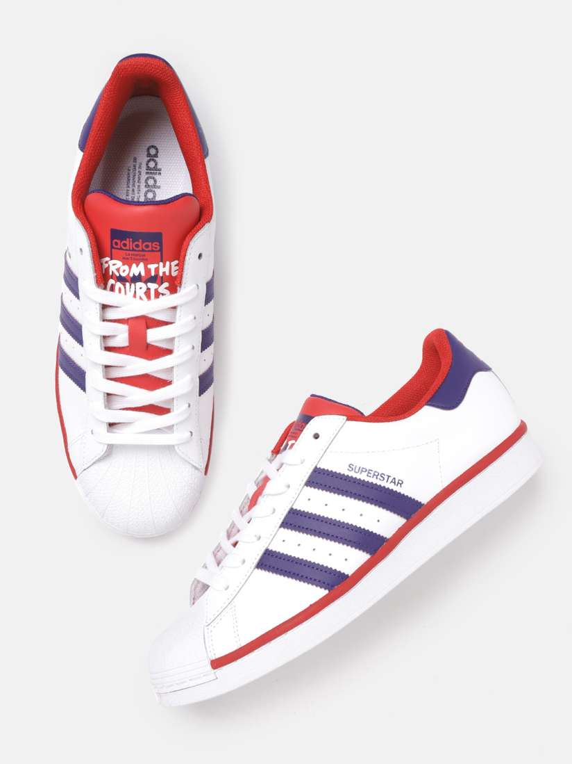 Buy ADIDAS Originals Men White Solid Superstar Sneakers Casual Shoes for Men 11352856 Myntra