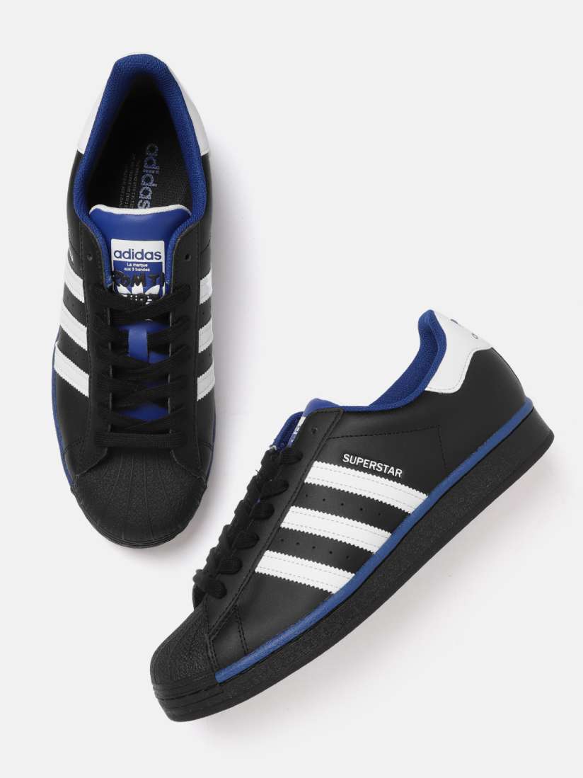 Buy ADIDAS Originals Men Black Solid Superstar Sneakers Casual Shoes for Men 11352918 Myntra