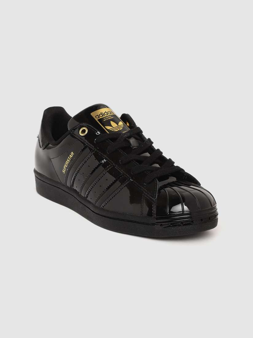 Buy ADIDAS Originals Women Black Superstar Metal Toe Patent Leather Sneakers Casual Shoes for Women 11353116 Myntra