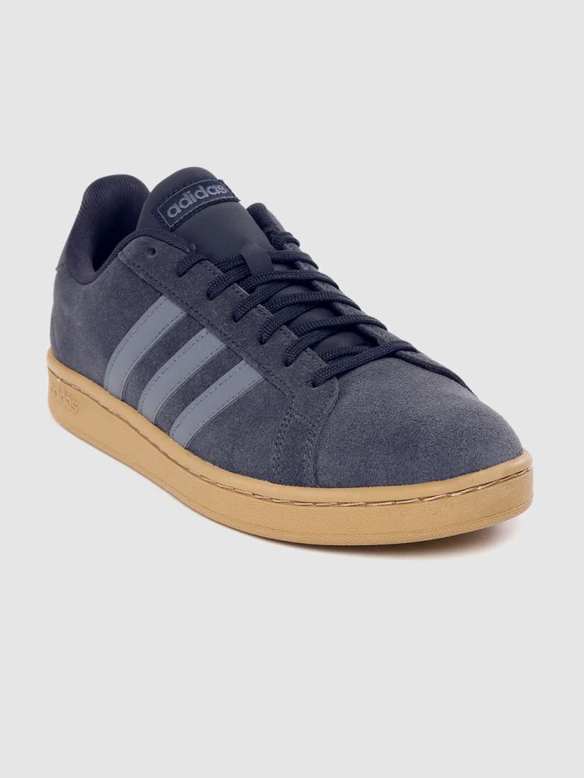 Adidas grand court men's suede sneakers best sale