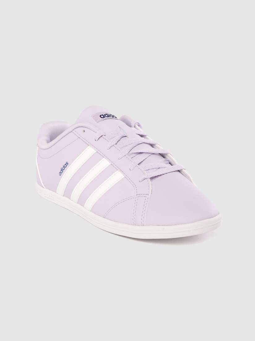 Lavender adidas shoes top