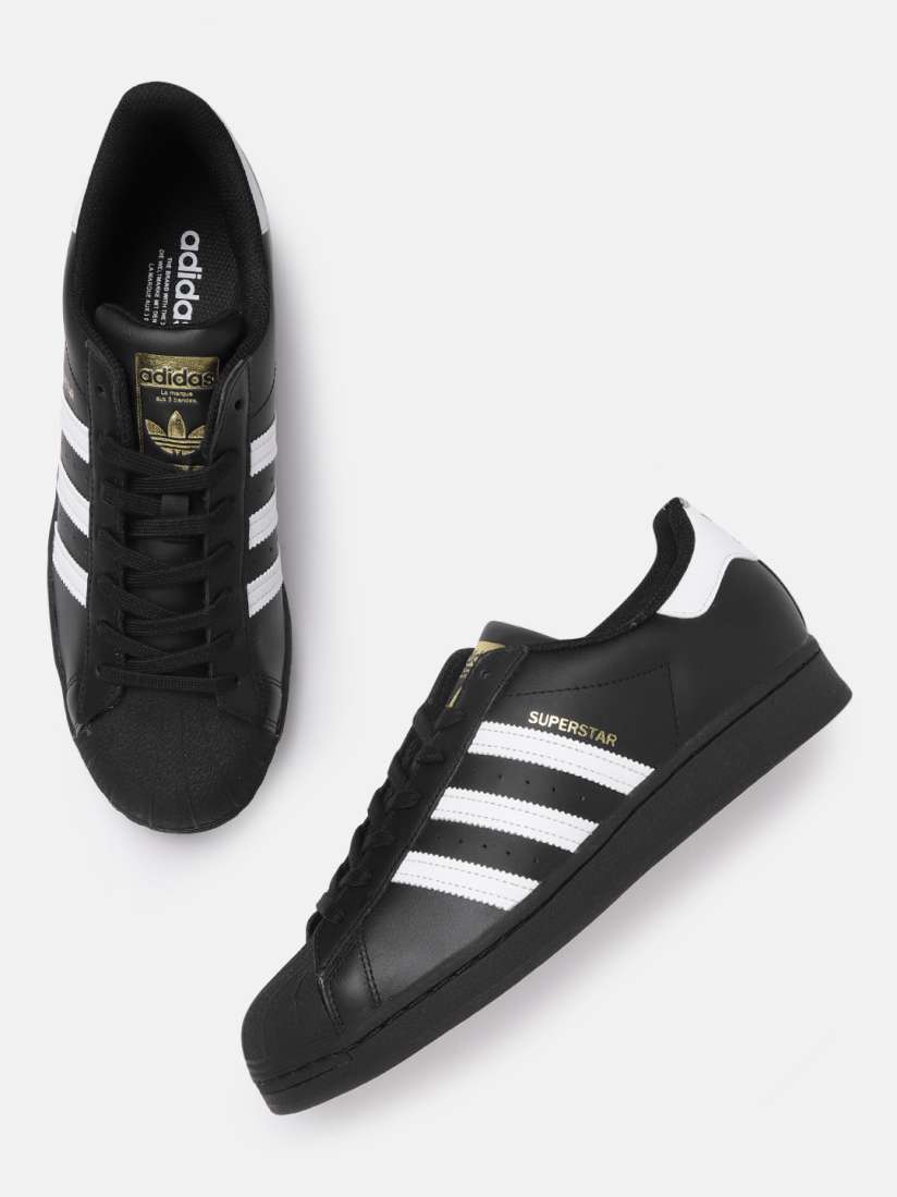 Buy ADIDAS Originals Men Black White Superstar Textured Detail Sneakers Casual Shoes for Men 11353564 Myntra