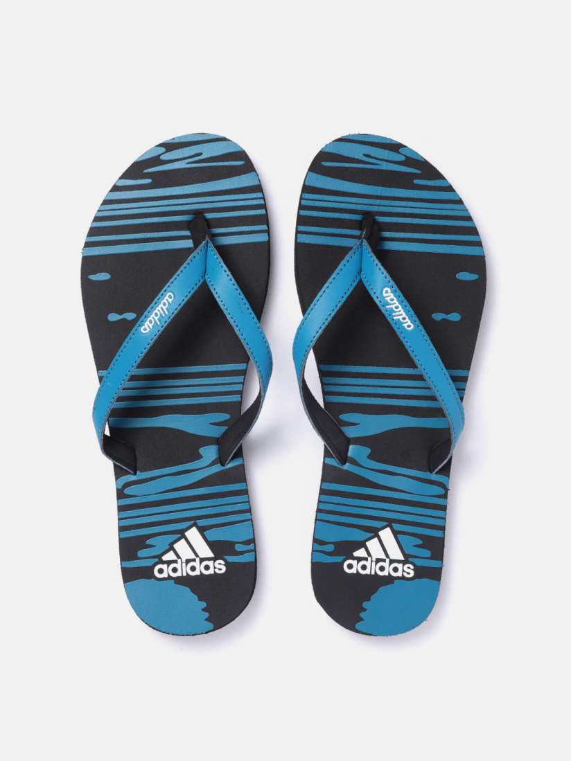 Buy ADIDAS Women Teal Blue Black JUNG 1 Striped Thong Flip Flops Flip Flops for Women 11353994 Myntra