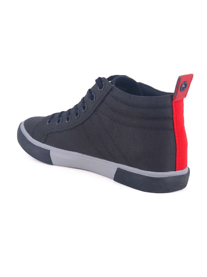 Buy Sparx Men Black Solid Mid Top Sneakers Casual Shoes for Men 11358174 Myntra
