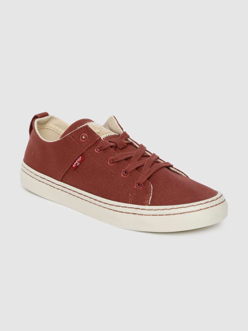 Buy Levis Men Red Solid Sneakers Casual Shoes for Men 11368874 Myntra