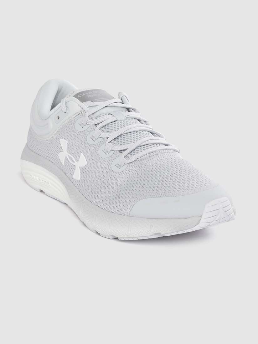 Buy UNDER ARMOUR Men Grey Woven Design Charged Bandit 5 Running Shoes Sports Shoes for Men 11373486 Myntra