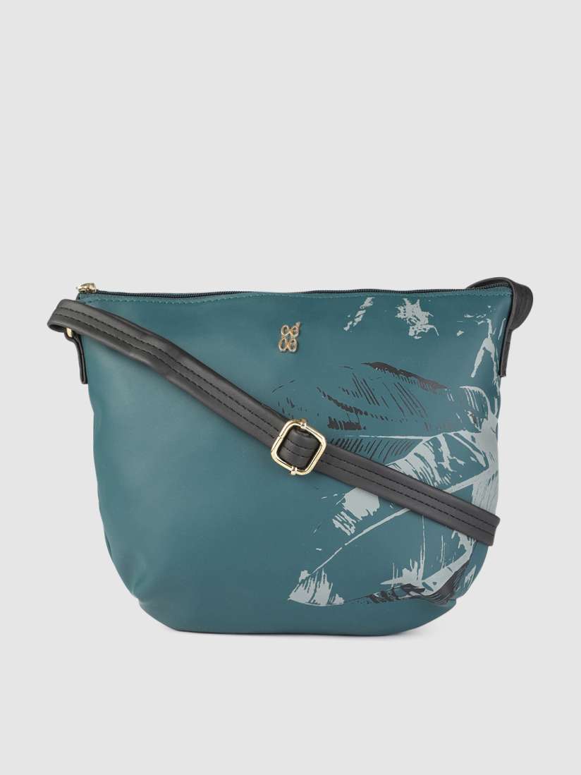 Buy Baggit Blue Printed Sling Bag Handbags for Women 11375722 Myntra