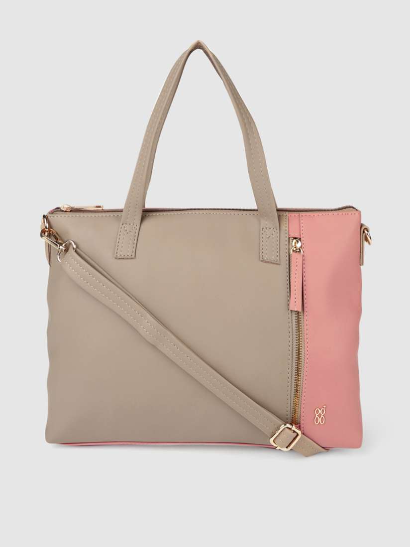 Baggit beige handbag deals