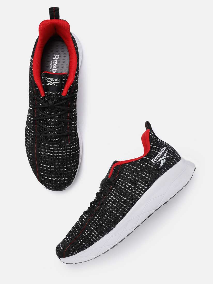 Buy Reebok Men Black Woven Design Fury LP Running Shoes Sports Shoes for Men 11382856 Myntra