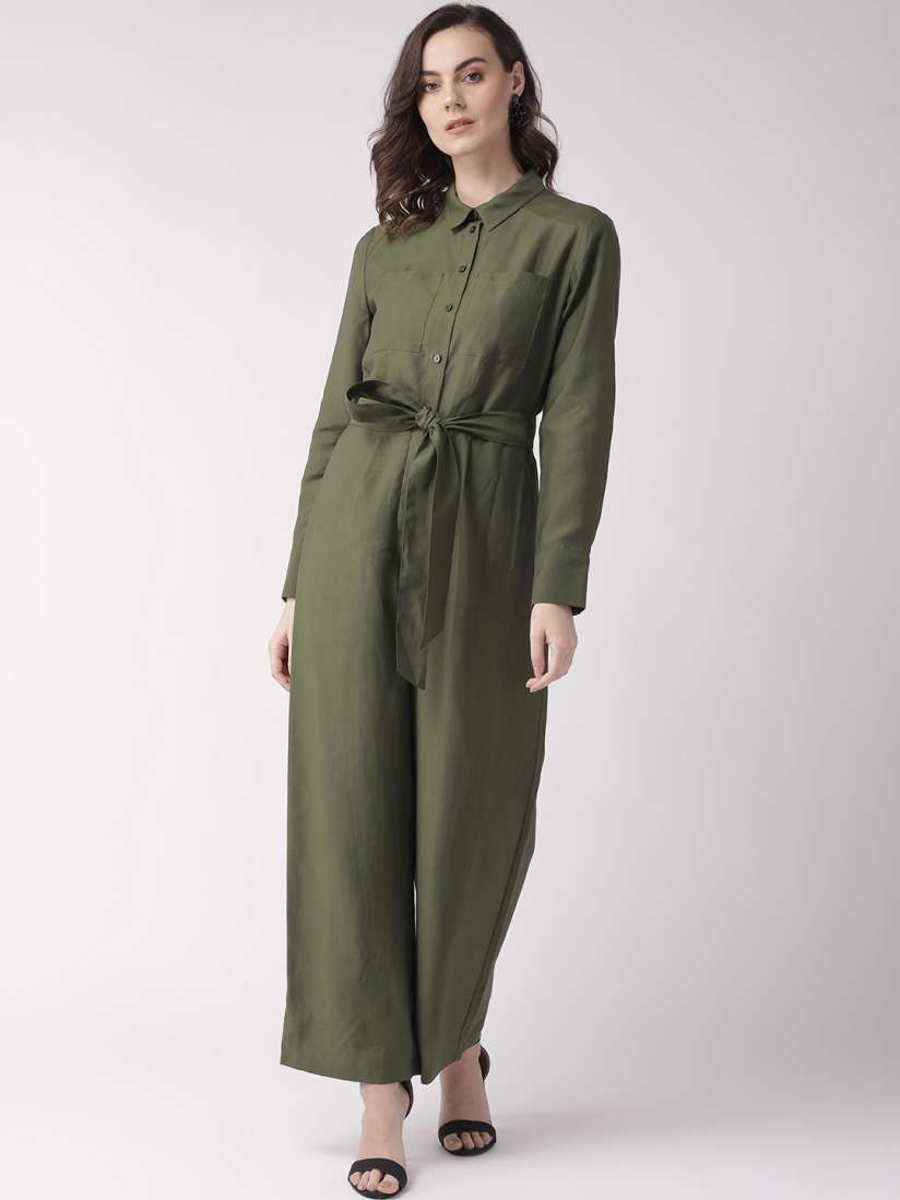 Marks and spencer green jumpsuit sales