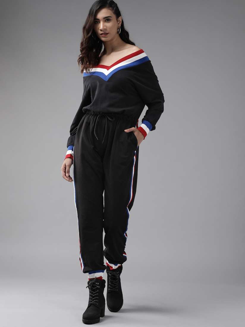 Cotton jogger jumpsuit best sale