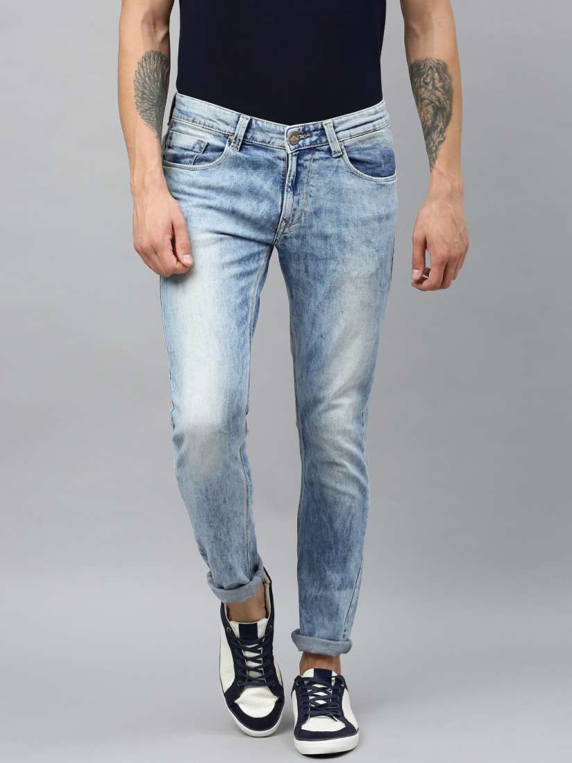 Buy SPYKAR Men Blue Skinny Fit Low Rise Clean Look Stretchable Jeans Jeans for Men 11396882 Myntra