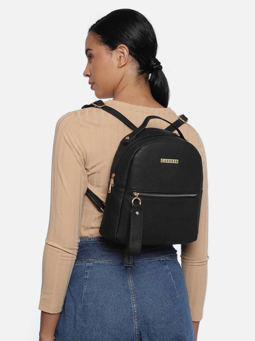 Caprese black backpack online