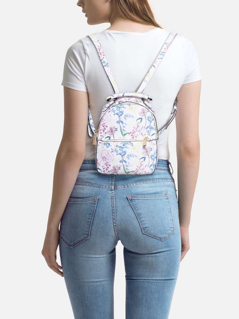 Buy Accessorize Women White Pink Floral Printed Backpack Backpacks for Women 11405342 Myntra