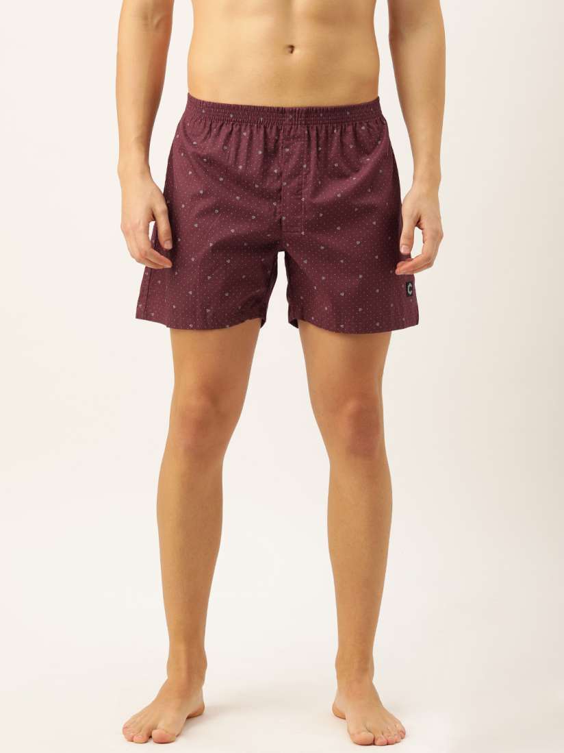 Buy Chromozome Men Pack of 2 Printed Pure Cotton Boxers STS99CirclprintL Boxers for Men 11410728 Myntra