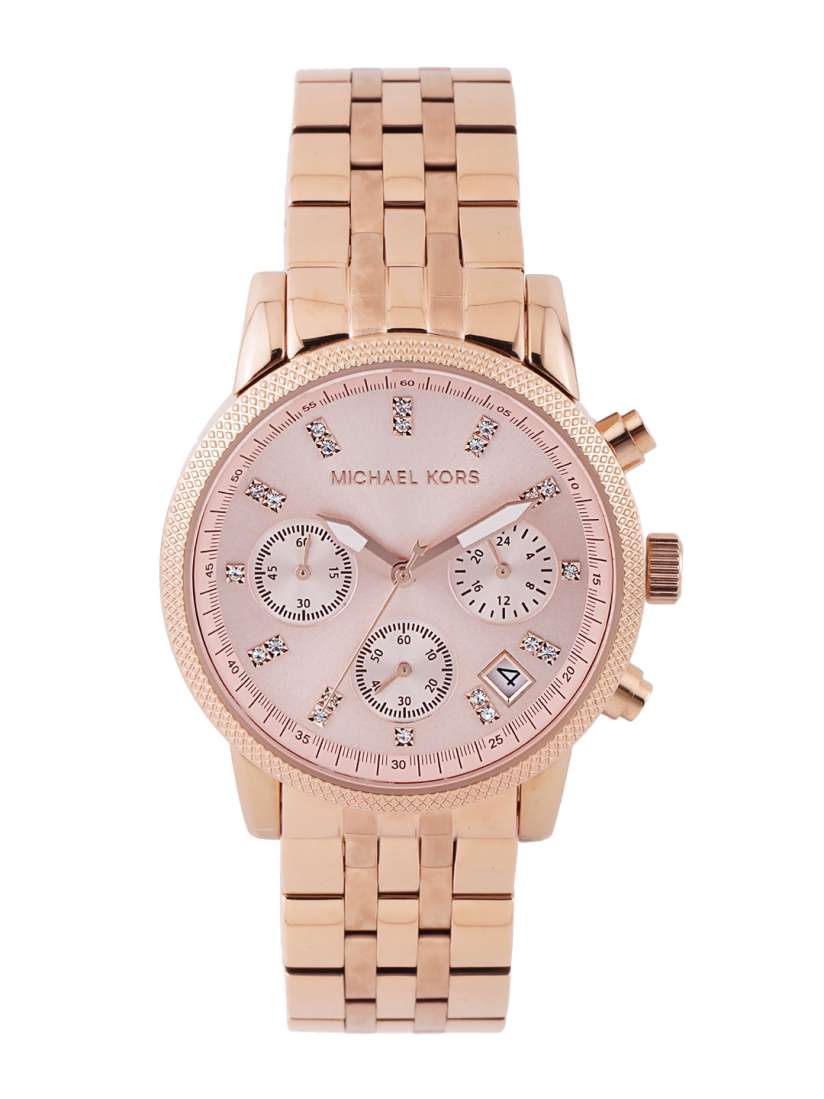 Buy Michael Kors Women Chronograph Pink Dial Watch 6077I Watches for Women 1143058 Myntra