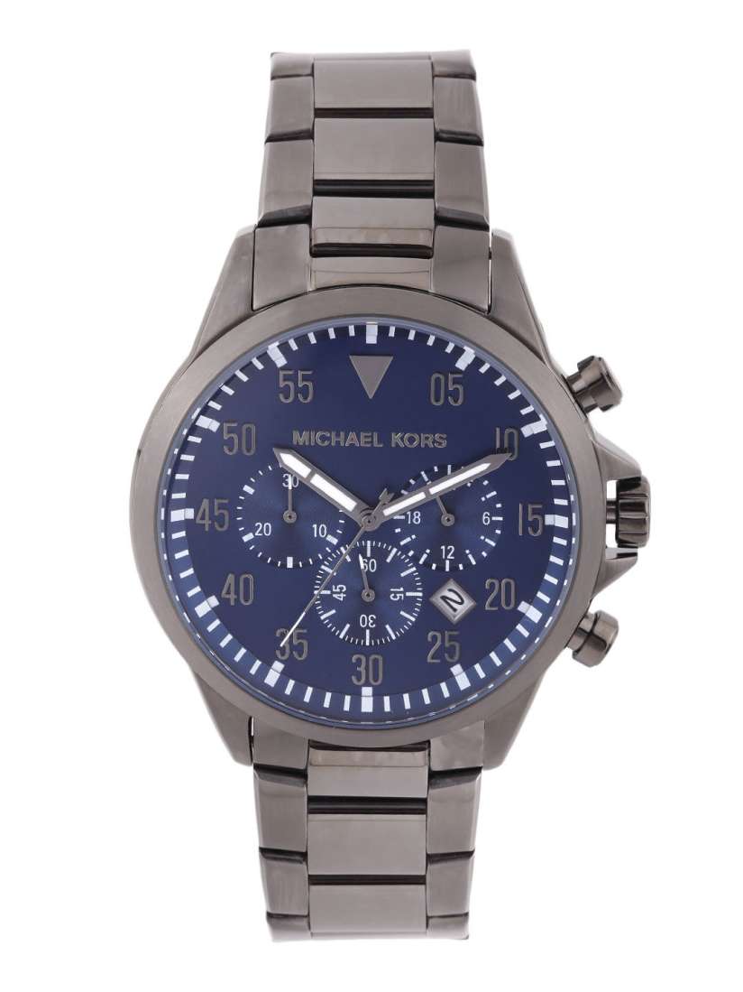 Buy Michael Kors Men Chronograph Blue Dial Watch MK8443I Watches for Men 1143068 Myntra