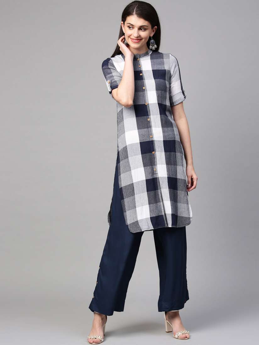 Buy AURELIA Straight Cotton Kurta Kurtas for Women 11435086 Myntra