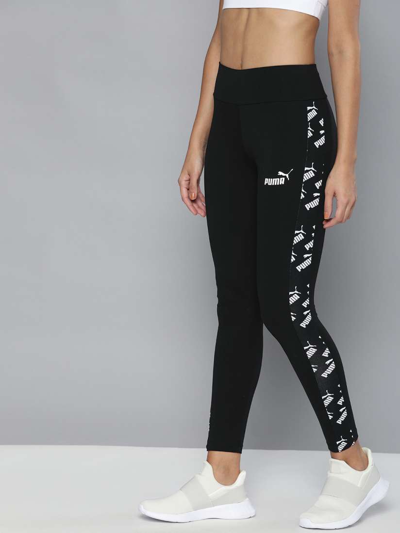 Puma side stripe leggings deals