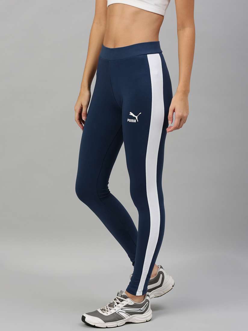 Puma leggings with side logo shop
