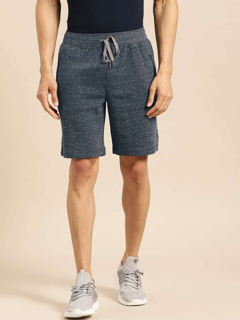 Buy Jockey Men Blue Self Design Straight Fit Shorts Shorts for Men 11443980 Myntra