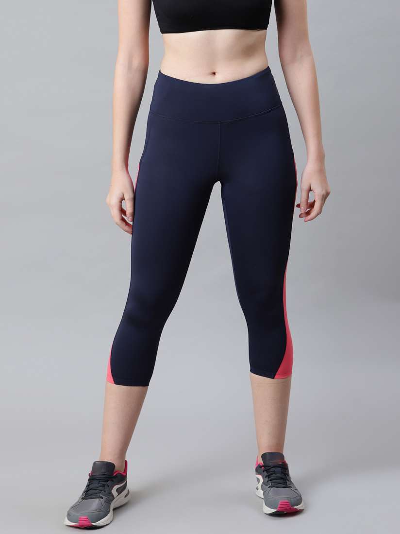 Buy Marks Spencer Women Navy Blue Solid 3 4Th Tights Tights for Women 11445278 Myntra