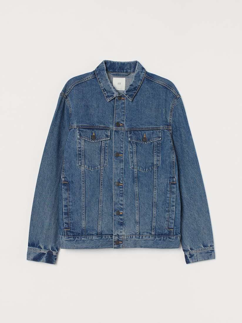 Denim jacket men h and m 2025
