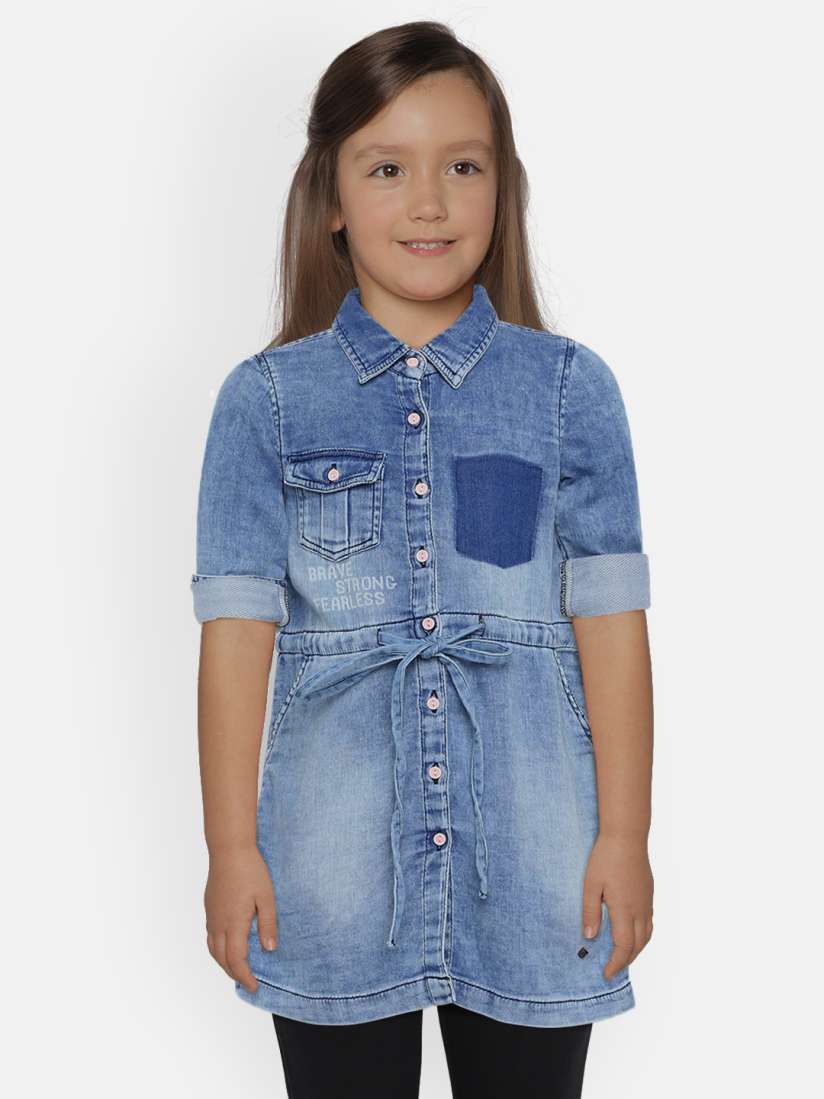 Cooper Denim Fiit & Flare Dress